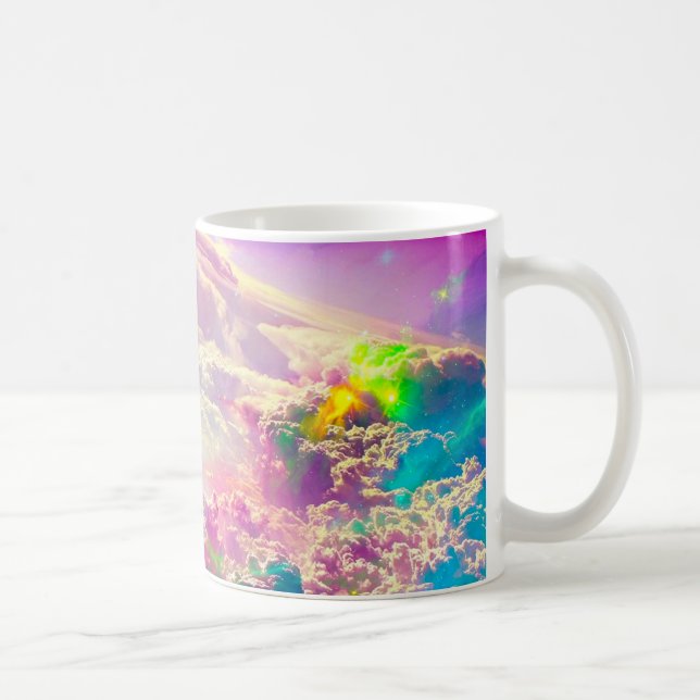 rainbow galaxy coffee mug (Right)