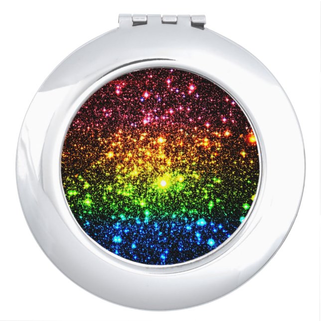 Rainbow Galaxy Compact Mirror (Front)