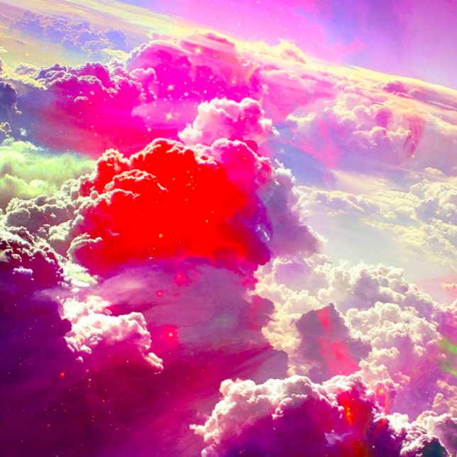 rainbow galaxy metal print (Creator Uploaded)