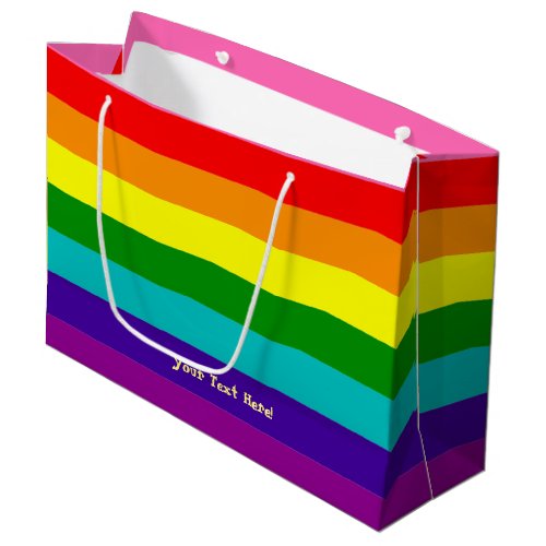 Rainbow Gay and sympathizers Large Gift Bag