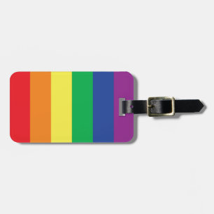 Rainbow Gay Freedom Pride Flag Symbol Luggage Tag