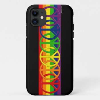 Rainbow Gay Peace Iphone 5 Cases by Method77 at Zazzle