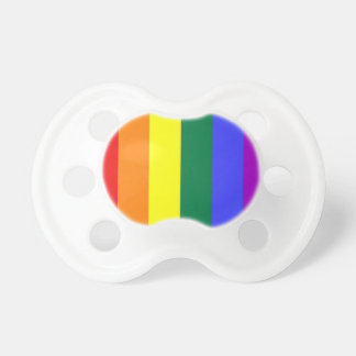 Rainbow Gay Pride Baby Pacifier