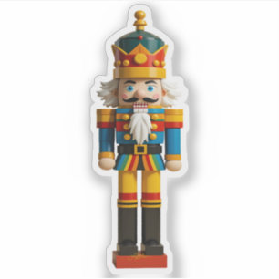 Rainbow Gay Pride Christmas Nutcracker Toy Sticker