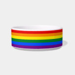 Rainbow Gay Pride Flag Bowl<br><div class="desc">Rainbow flag,  symbol of gay pride. It contains six colors: red,  orange,  yellow,  green,  blue,  and purple.</div>