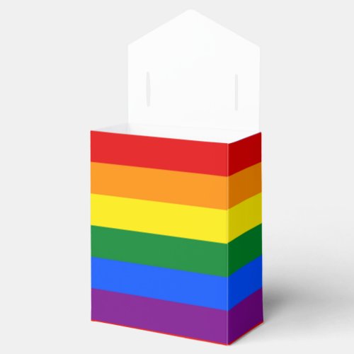 Rainbow Gay Pride Flag Favor Boxes