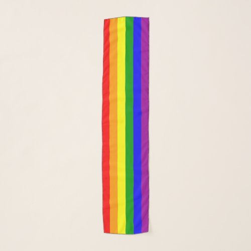 Rainbow Gay Pride Flag LGBTQ Scarf