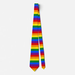 Rainbow Gay Pride Flag Neck Tie