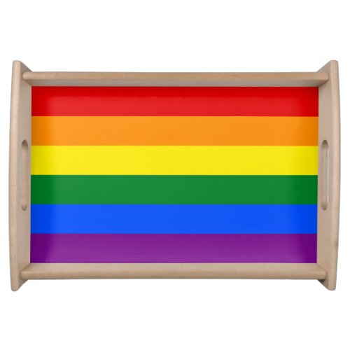 Rainbow Gay Pride Flag Serving Tray