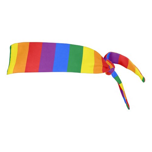 Rainbow Gay Pride Flag Tie Headband