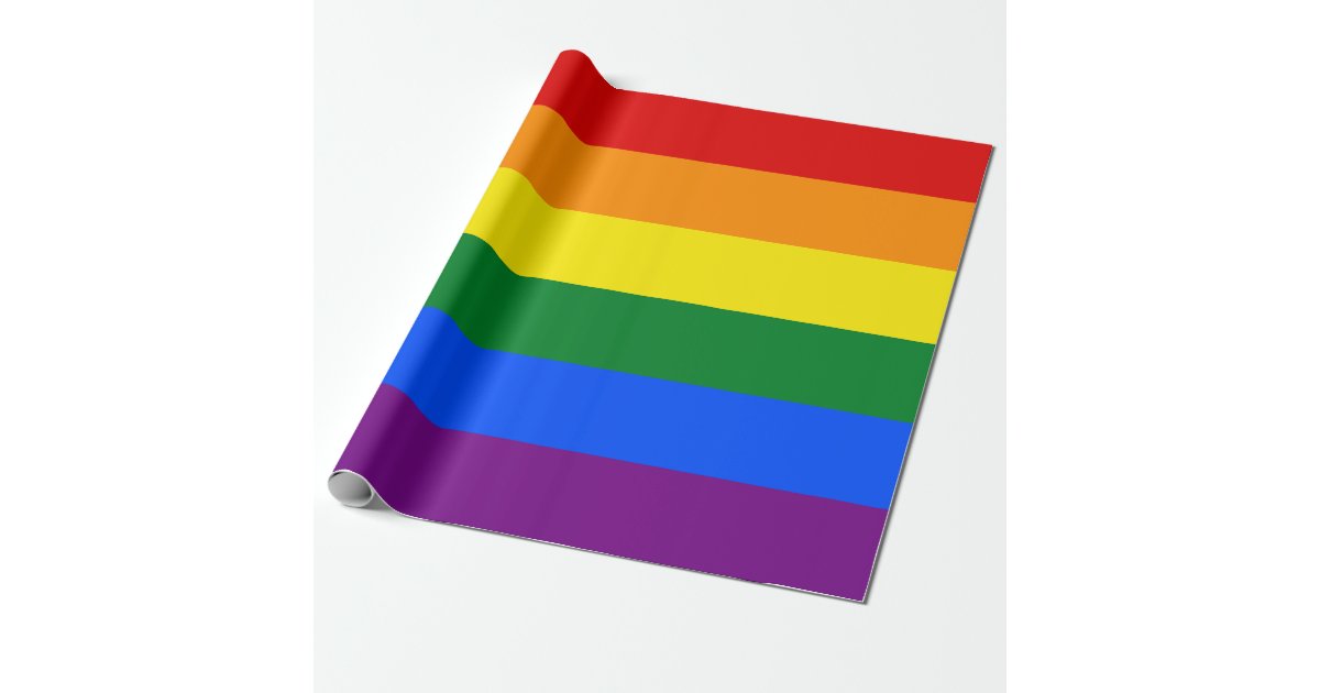 Rainbow Gay Pride Flag Wrapping Paper