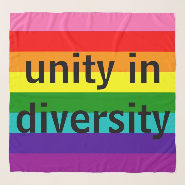 Rainbow Gay Pride LGBT Original 8 Stripes Flag Scarf (Front (Horizontal))