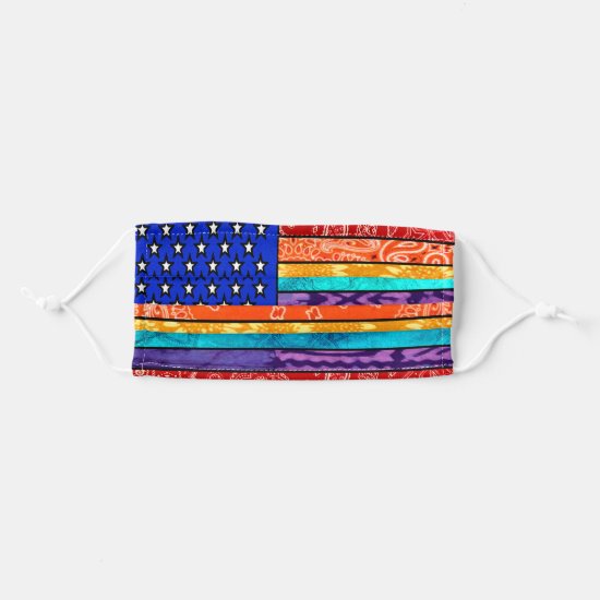 Rainbow Gay Pride Retro Flag Cloth Face Mask