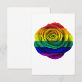 Rainbow Gay Pride Rose Flag (Front/Back)