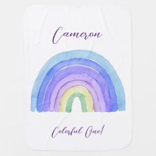 Rainbow Gender Neutral Baby Blanket
