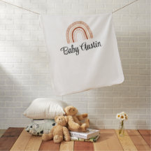 Rainbow Gender Neutral Baby Blanket