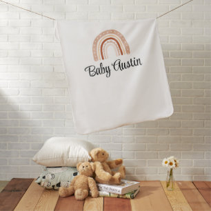 Rainbow Gender Neutral Baby Blanket