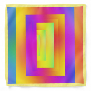 Rainbow Geo Rec Bandana