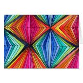 Rainbow Geometric Optical Art (Front Horizontal)
