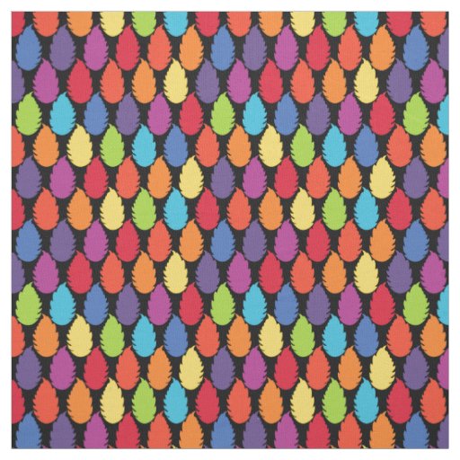 Rainbow Geometric Pattern Fabric