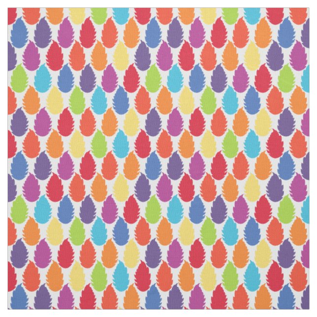 Rainbow Geometric Pattern Fabric (Swatch)
