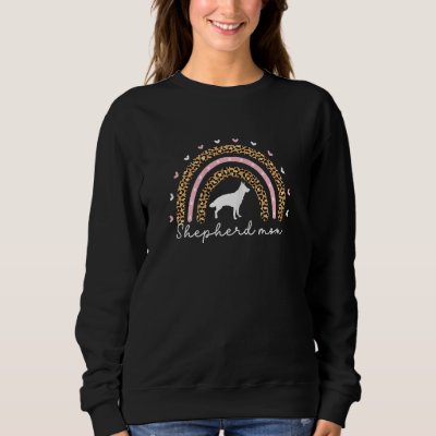 Rainbow German Shepherd Mom For Women Shepherd GSP Sweatshirt