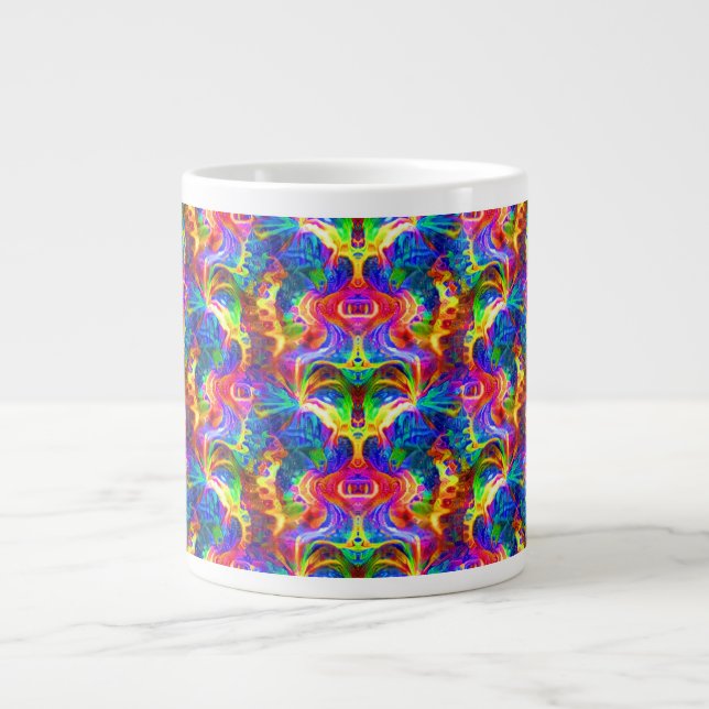 Rainbow Giant Coffee Mug (Front)