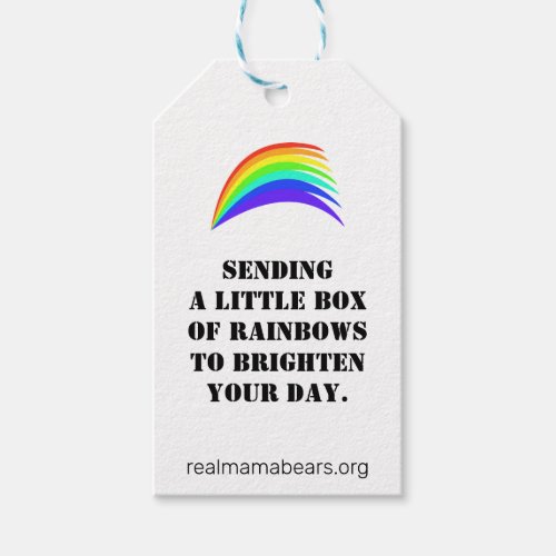 Rainbow Gift Tag