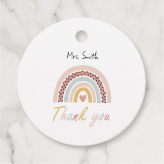 Rainbow Gift Tag