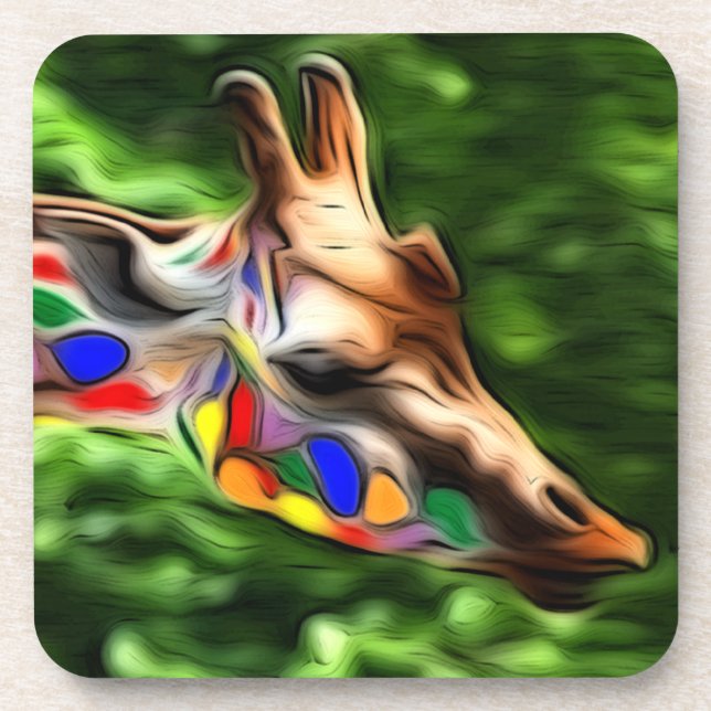 Rainbow Giraffe Coaster (Front)