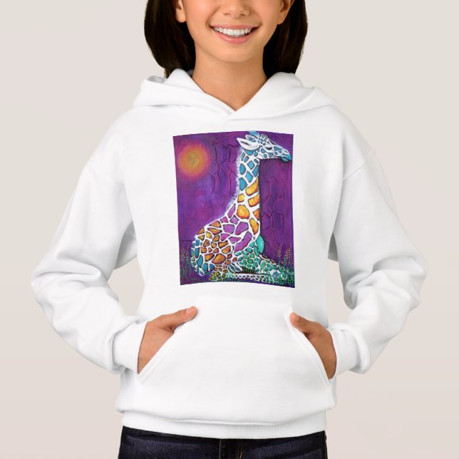 Rainbow Giraffe Hoodie (Front)