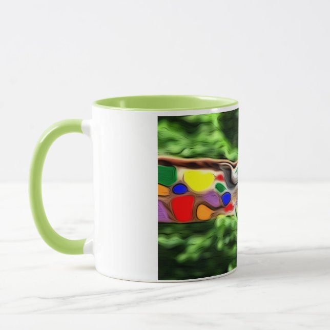 Rainbow Giraffe Mug (Left)