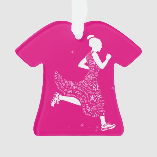 Rainbow Girl Christmas Ornaments | Freemason Gifts (Front)