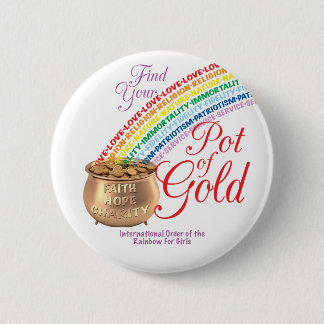 Rainbow Girls Button