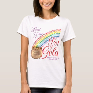 Rainbow Girls Find Your Pot of Gold T-Shirt
