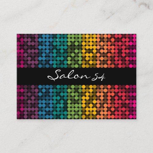 Rainbow Glam Business Card