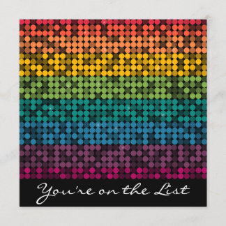 Rainbow Glam Invitation