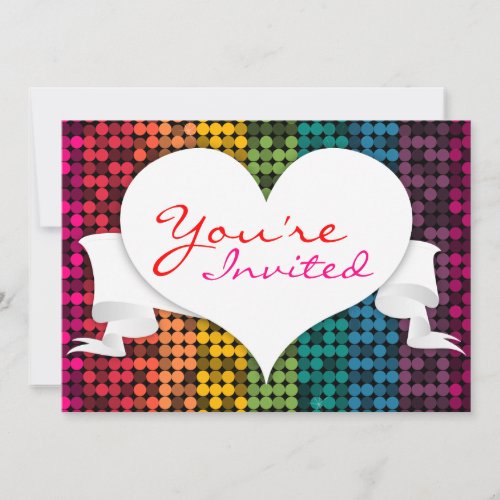 Rainbow Glam Invitation
