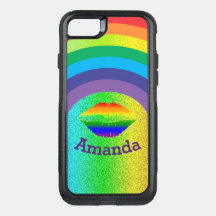 Rainbow Glitter and Lips