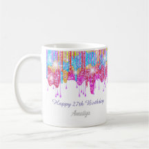 Rainbow glitter-bright color sparkle for birthday