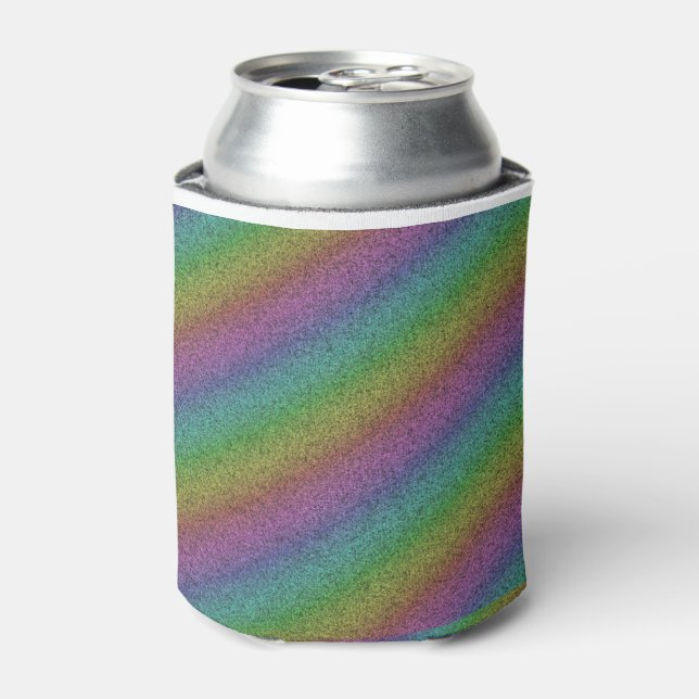 Rainbow Glitter Can Cooler (Can Front)