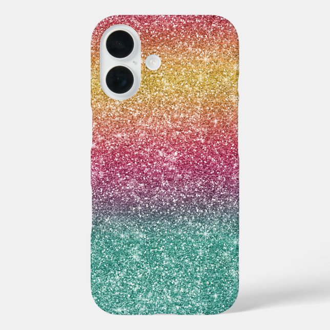 Rainbow Glitter  Case-Mate iPhone Case (Back)
