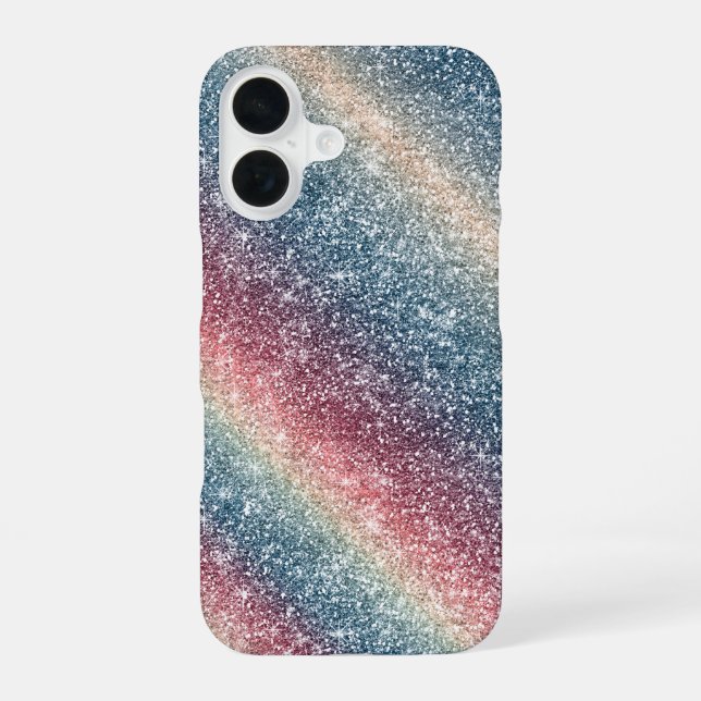 Rainbow Glitter  Iphone Case (Back)