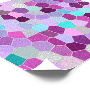 Rainbow Glitter Mosaic No. 01 Temporary Tattoos