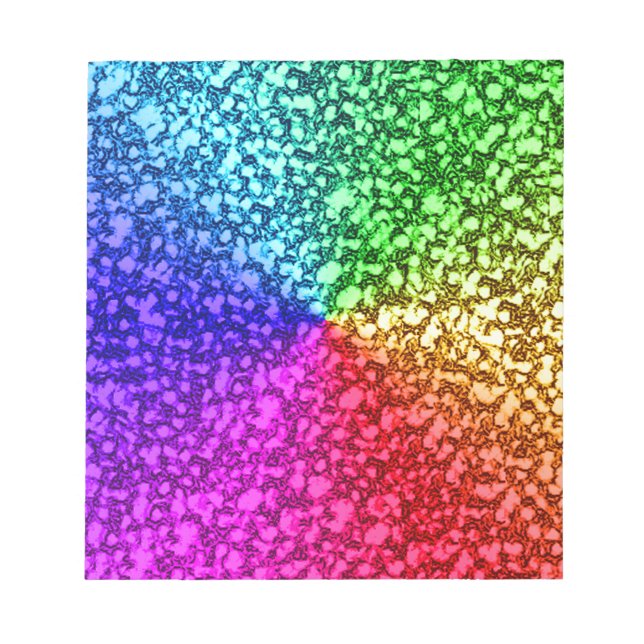 RAINBOW GLITTER NOTEPAD (Front)