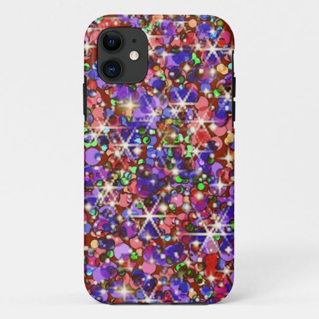 Rainbow glitter sparkle Case-Mate iPhone case (Back)