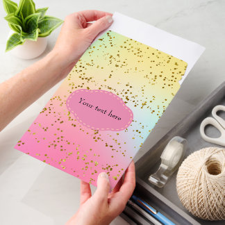 Rainbow Glitter Sparkle Gift Envelope Mailers