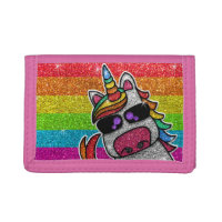 Rainbow Glitter Unicorn Sparkly LGBTQ Sparkles