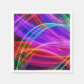 Rainbow Glow Sticks Napkins