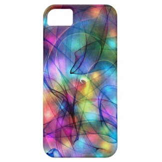 rainbow glowing lights iPhone 5 cases